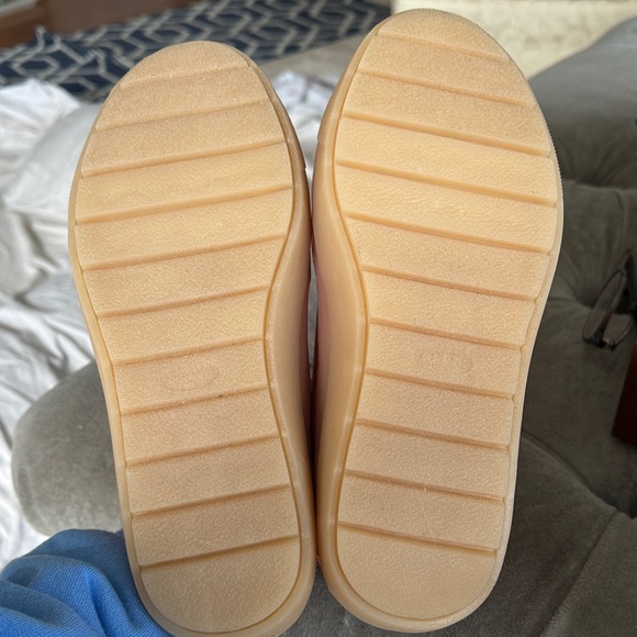 NWOB Dr. Scholl's Coral Red and White Platform Sneakers - Picture 8 of 10